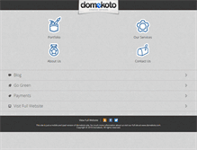Tablet Screenshot of domekoto.com